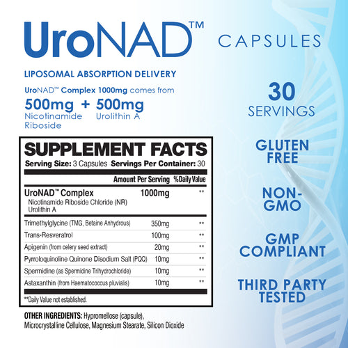 Youth Engine™ UroNAD Capsules 30 Servings